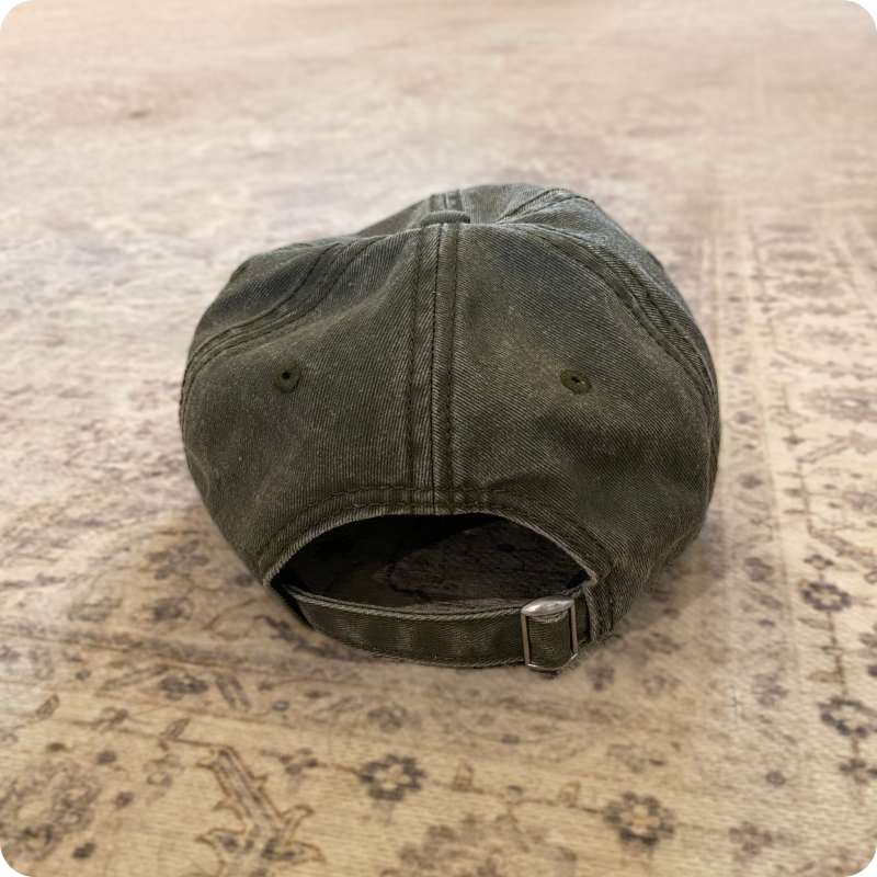 Olive Baseball Cap - Iu Mien Baengh Orn