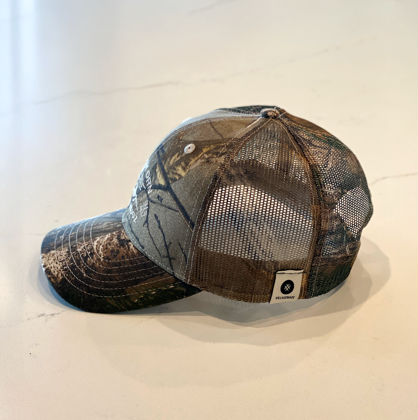 Realtree Full Camo Five Panel Retro Trucker Cap - Iu Mien Baengh Orn