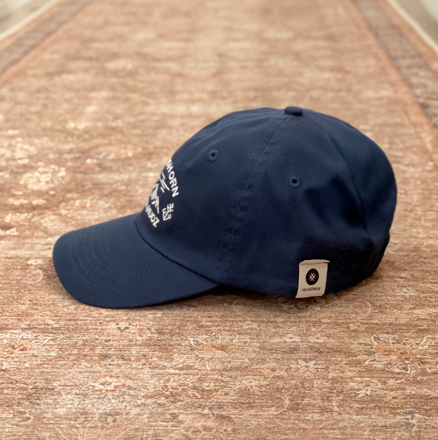 Dark Blue Small Youth Baseball Cap - Iu Mien Baengh Orn